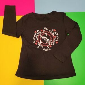 3/$20 vintage black crewneck long sleeve shirt